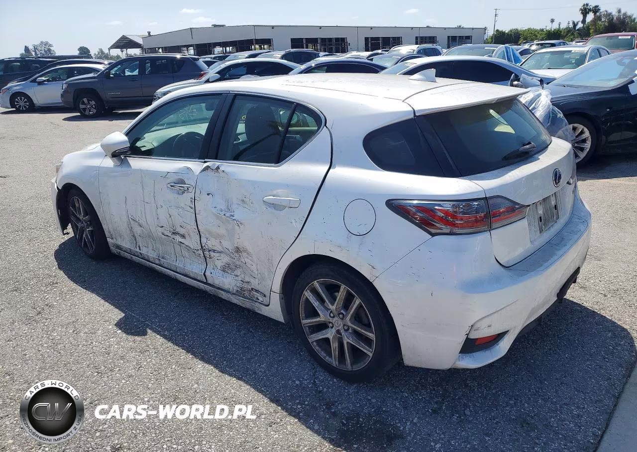 2016 Lexus Ct 200 VIN:JTHKD5BH3G2270110 - 2