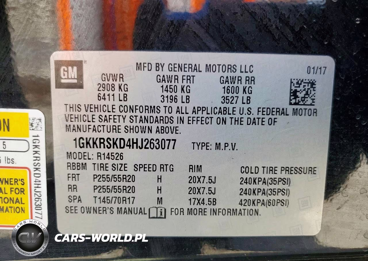 2017 GMC Acadia Limited Slt-2 VIN:1GKKRSKD4HJ263077 - 13