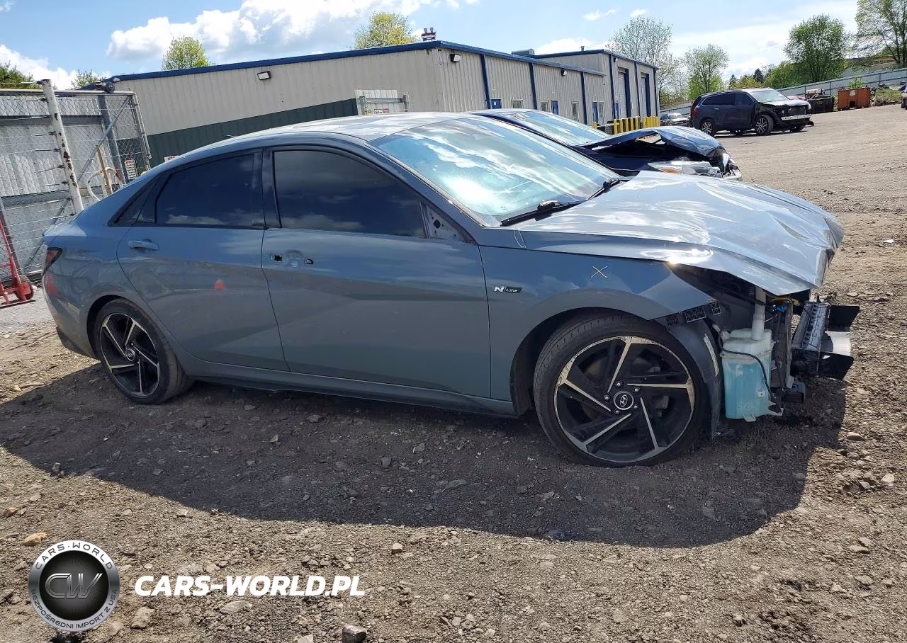 2022 Hyundai Elantra N Line VIN:KMHLR4AF9NU243749 - 4