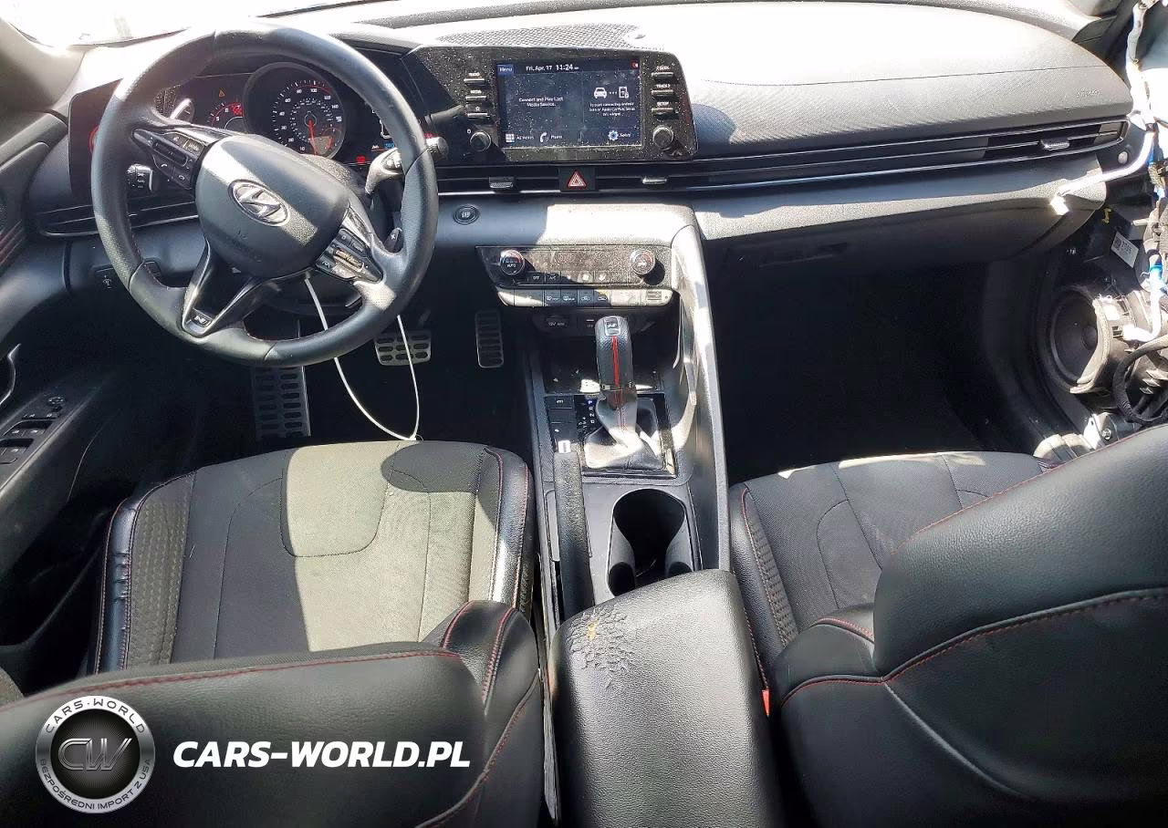 2022 Hyundai Elantra N Line VIN:KMHLR4AF9NU243749 - 8