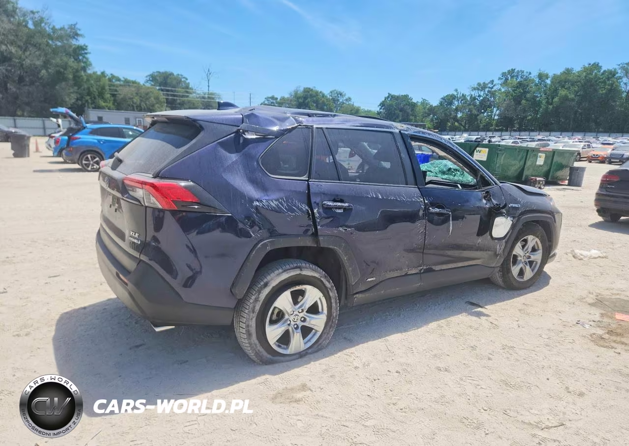 2020 Toyota Rav4 Hybrid Xle VIN:JTMRWRFV2LD067077 - 3