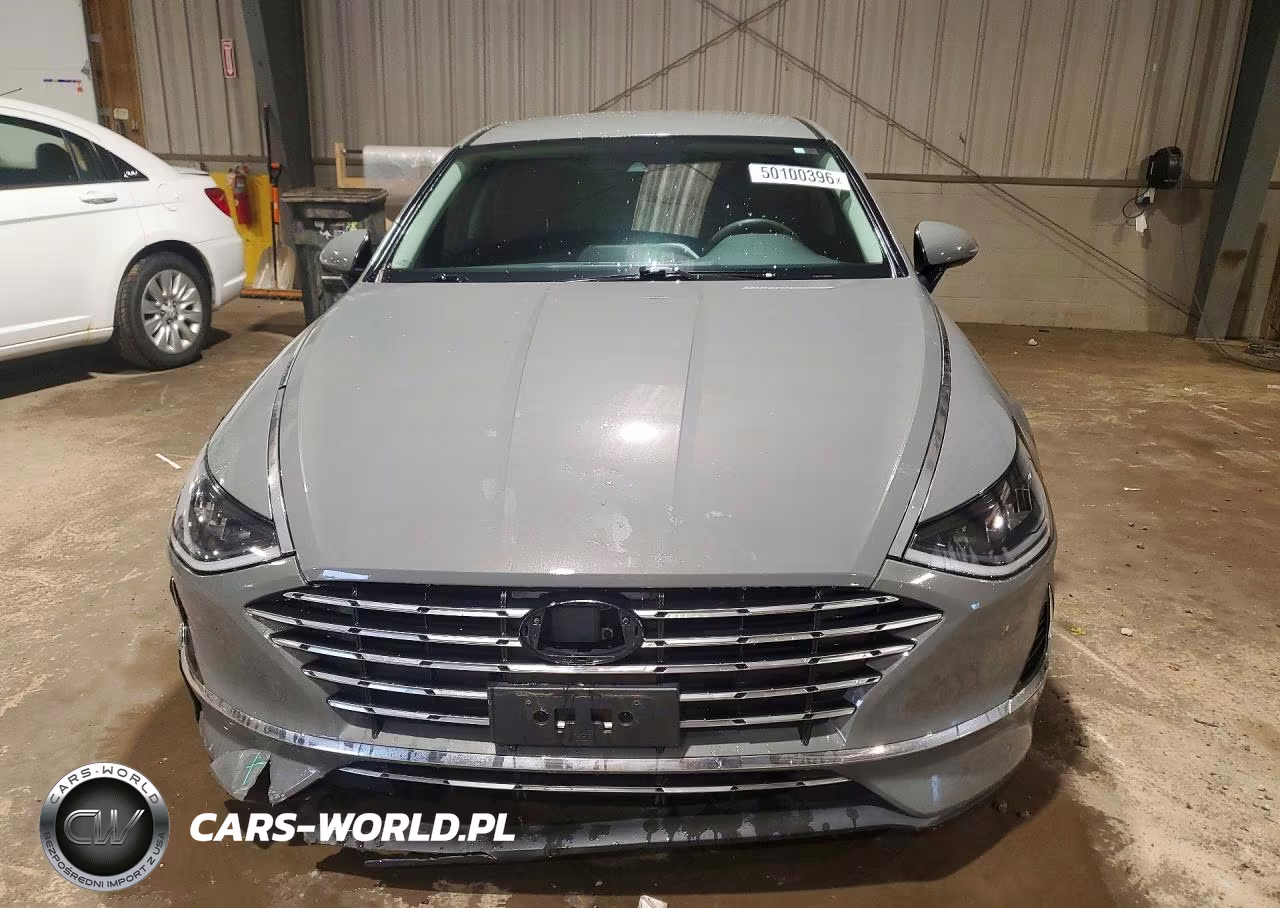 2021 Hyundai Sonata Hybrid Blue VIN:KMHL24JJ2MA029176 - 5