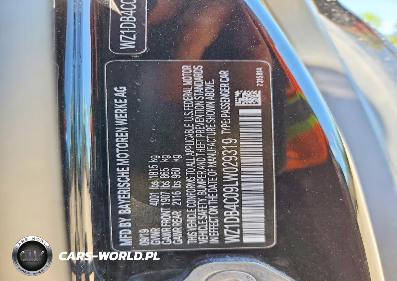 2020 Toyota Gr Supra 3.0 Premium VIN:WZ1DB4C09LW029319 - 12
