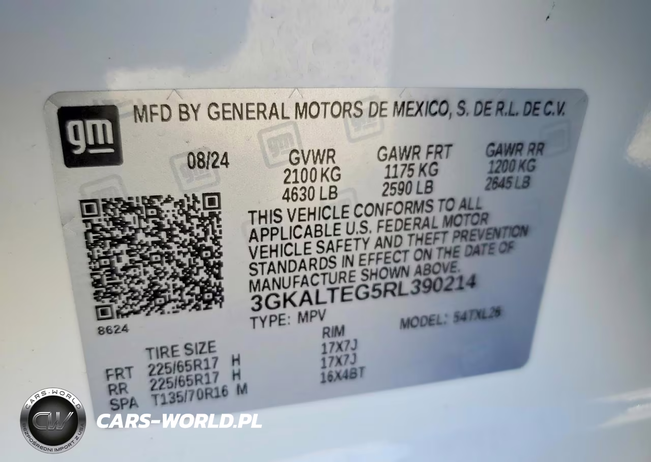 2024 GMC Terrain Sle VIN:3GKALTEG5RL390214 - 14