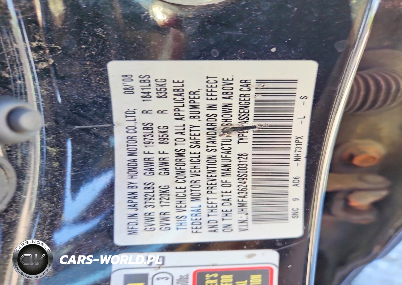 2009 Honda Civic Hybrid VIN:JHMFA36249S003128 - 12