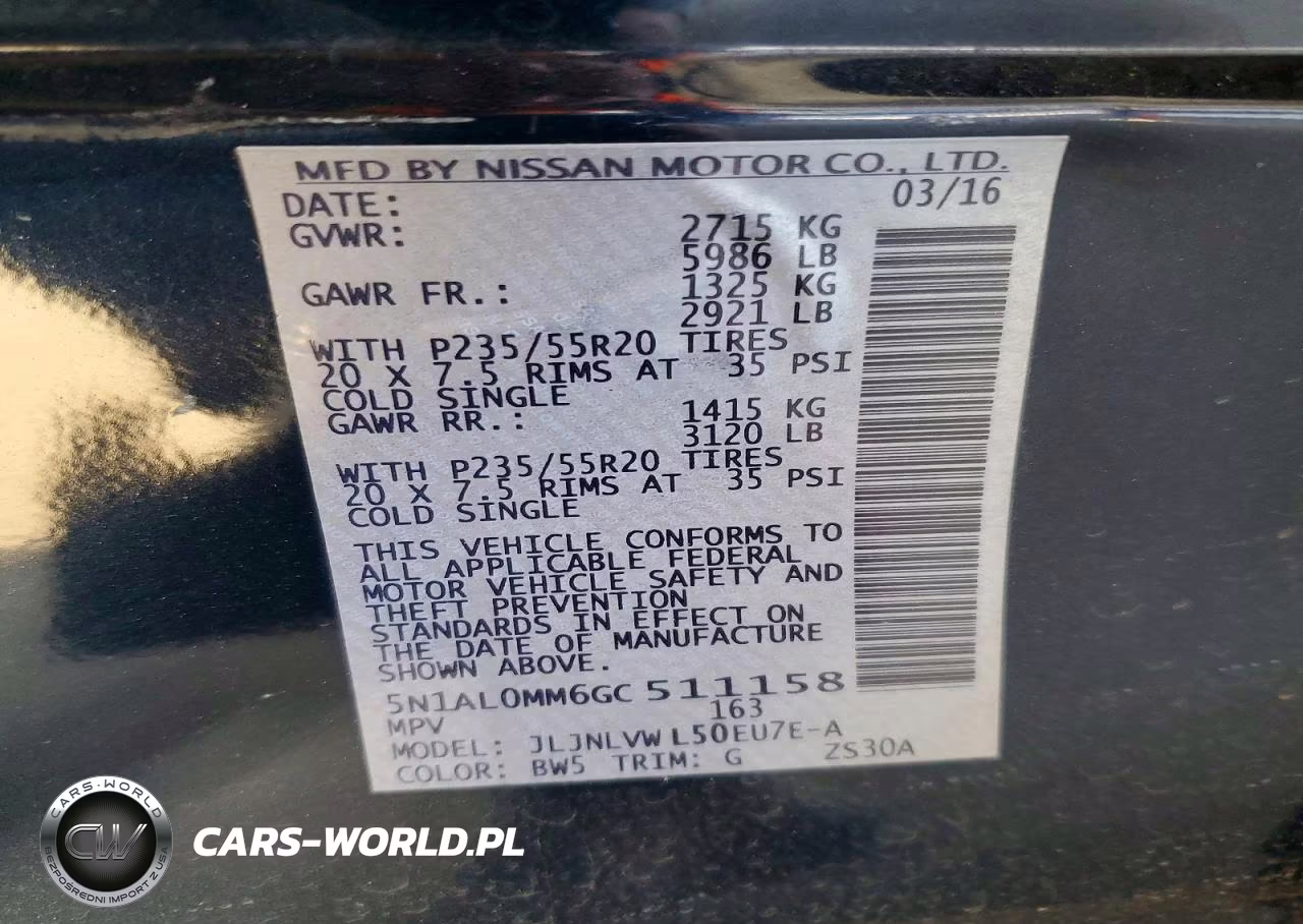 2016 Infiniti Qx60 Base VIN:5N1AL0MM6GC511158 - 13
