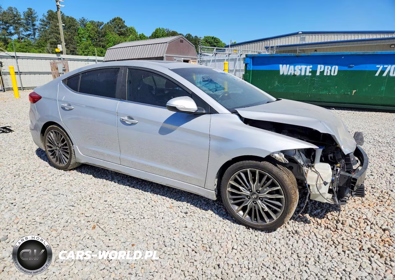 2018 Hyundai Elantra Sport VIN:KMHD04LB3JU719528 - 4