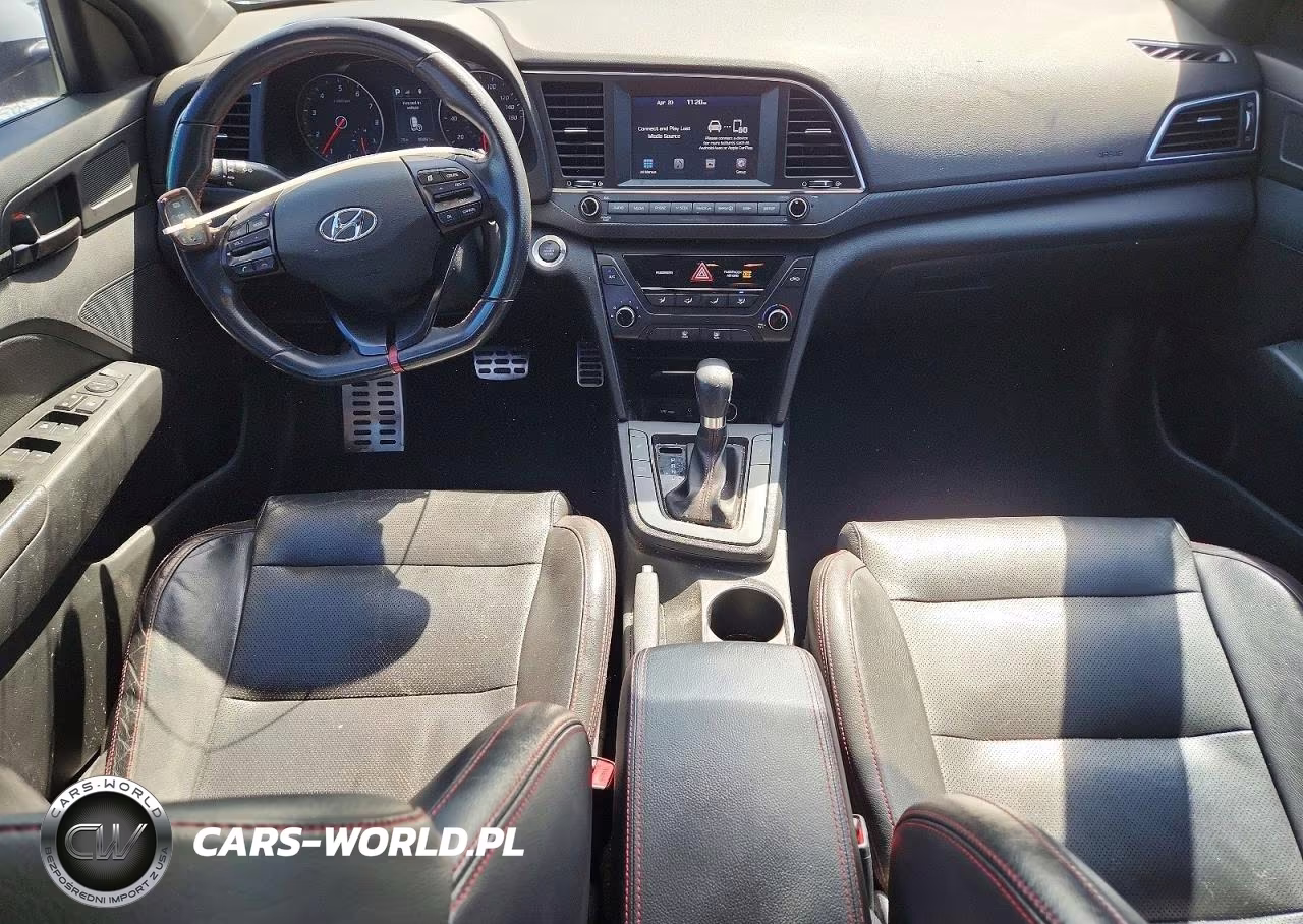 2018 Hyundai Elantra Sport VIN:KMHD04LB3JU719528 - 8