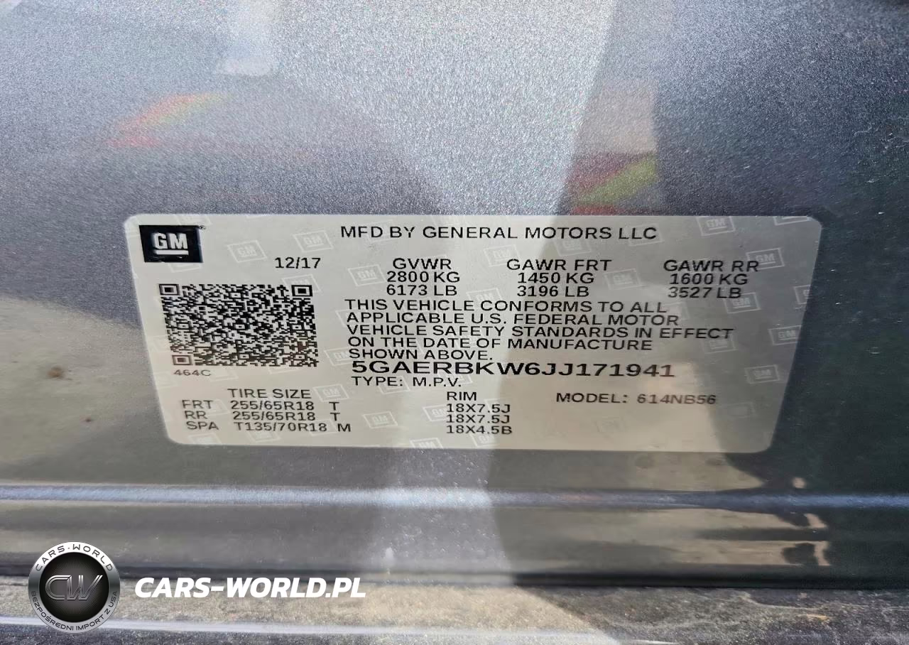 2018 Buick Enclave Essence VIN:5GAERBKW6JJ171941 - 13