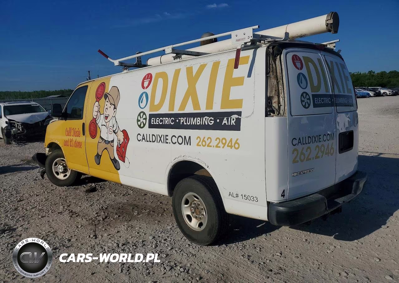 2019 Chevrolet Express G2500 VIN:1GCWGBFG0K1190515 - 2