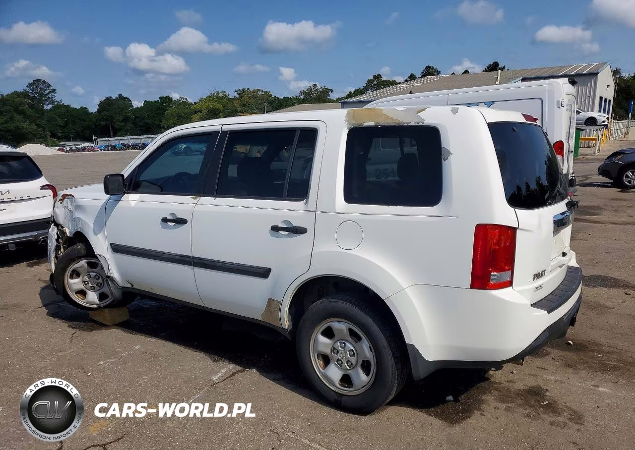 2015 Honda Pilot Lx VIN:5FNYF3H25FB008162 - 2