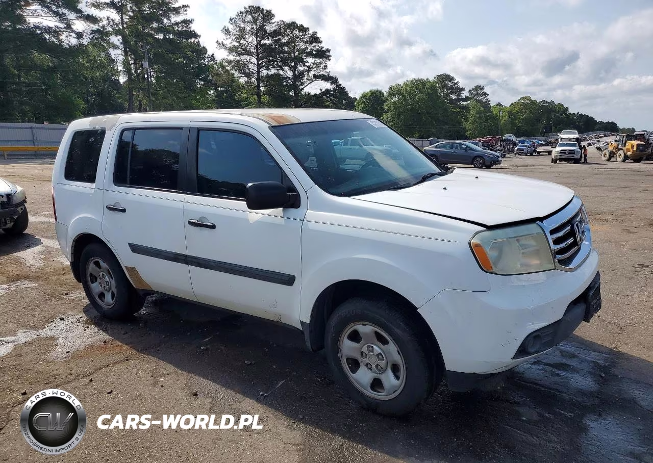 2015 Honda Pilot Lx VIN:5FNYF3H25FB008162 - 4