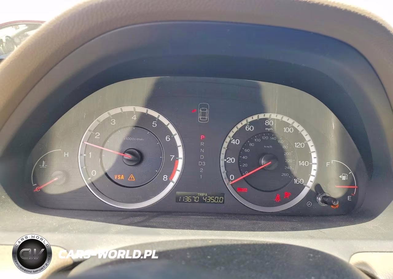 2008 Honda Accord Exl VIN:JHMCP268X8C071345 - 9