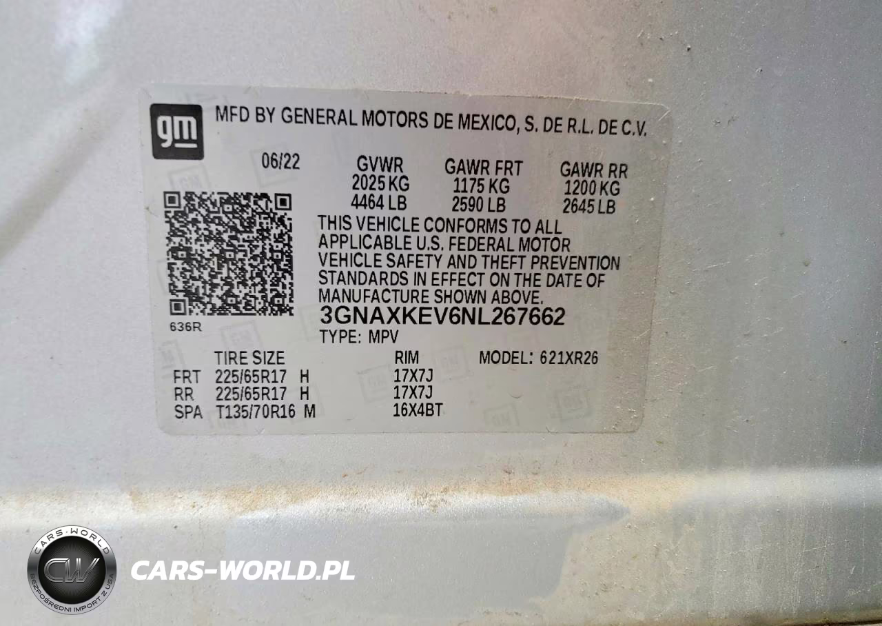 2022 Chevrolet Equinox Lt VIN:3GNAXKEV6NL267662 - 12