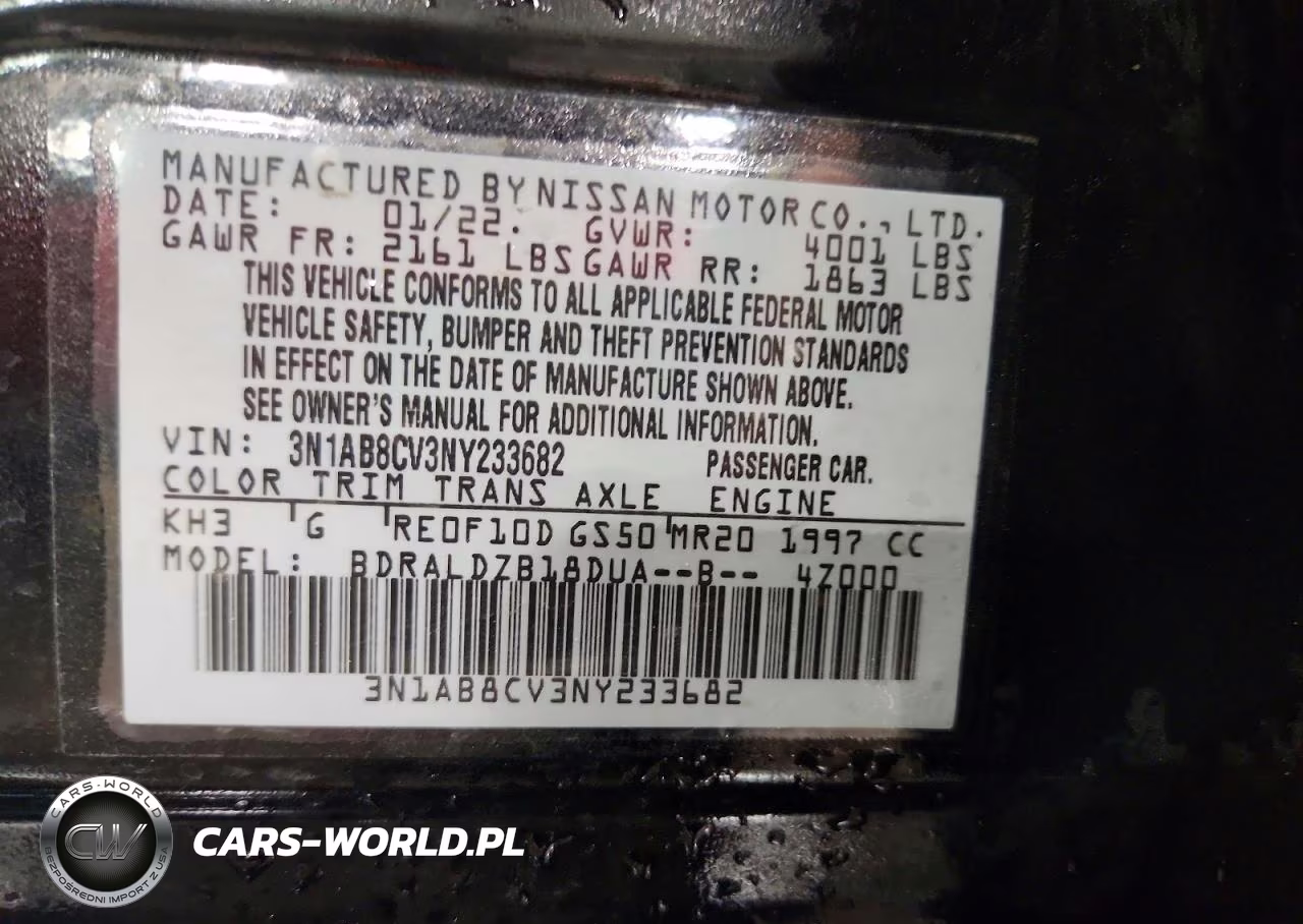 2022 Nissan Sentra Sv VIN:3N1AB8CV3NY233682 - 12