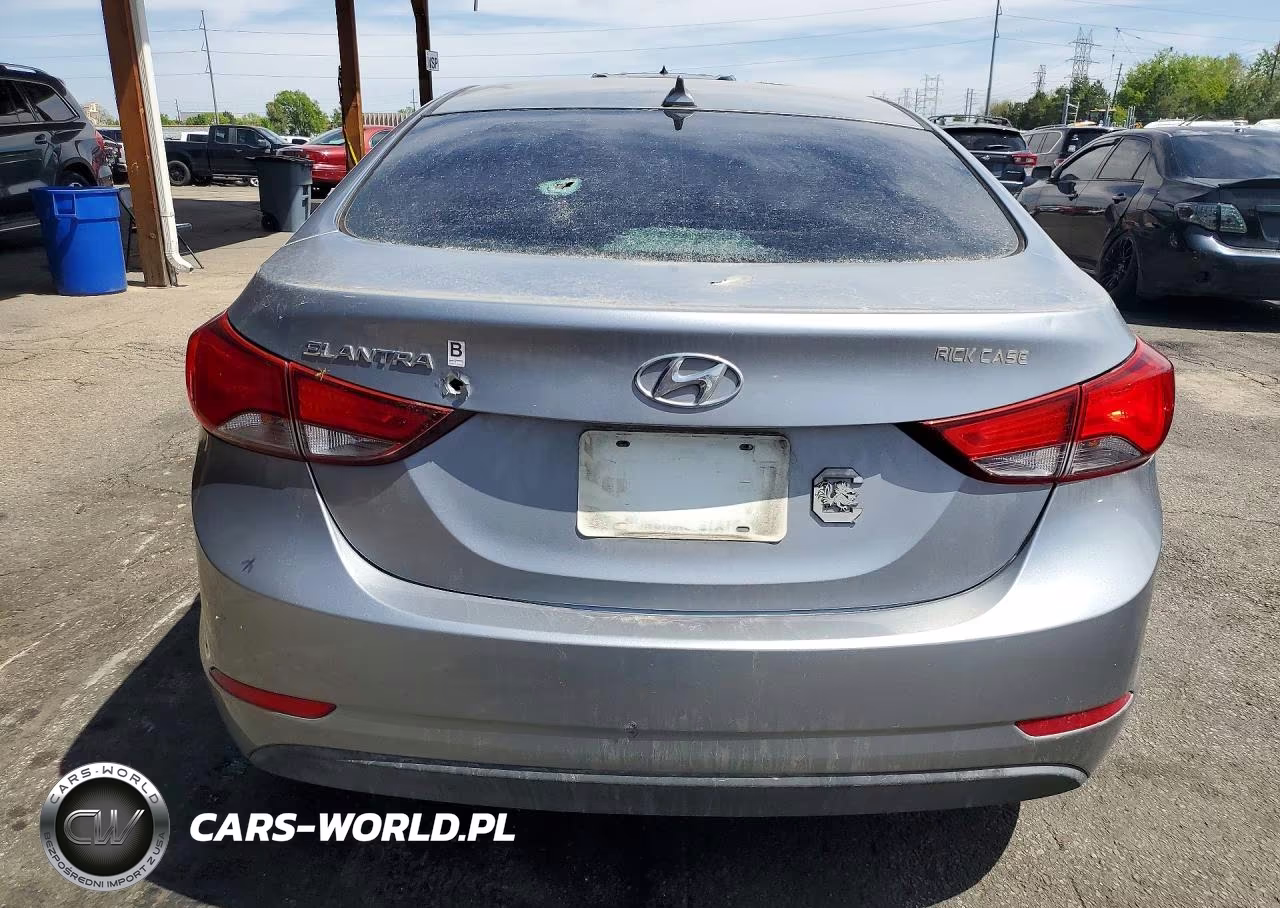 2015 Hyundai Elantra Se VIN:5NPDH4AE8FH652341 - 6
