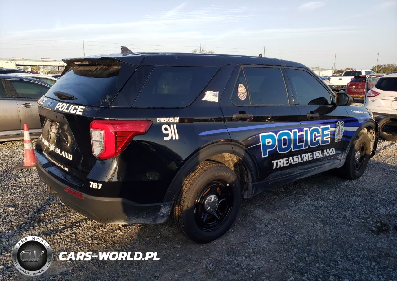 2023 Ford Explorer Police Interceptor VIN:1FM5K8AB7PGA35338 - 3