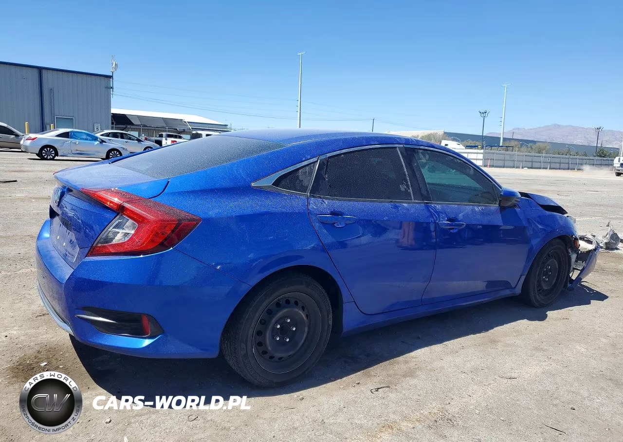 2019 Honda Civic Lx VIN:19XFC2F62KE022908 - 3