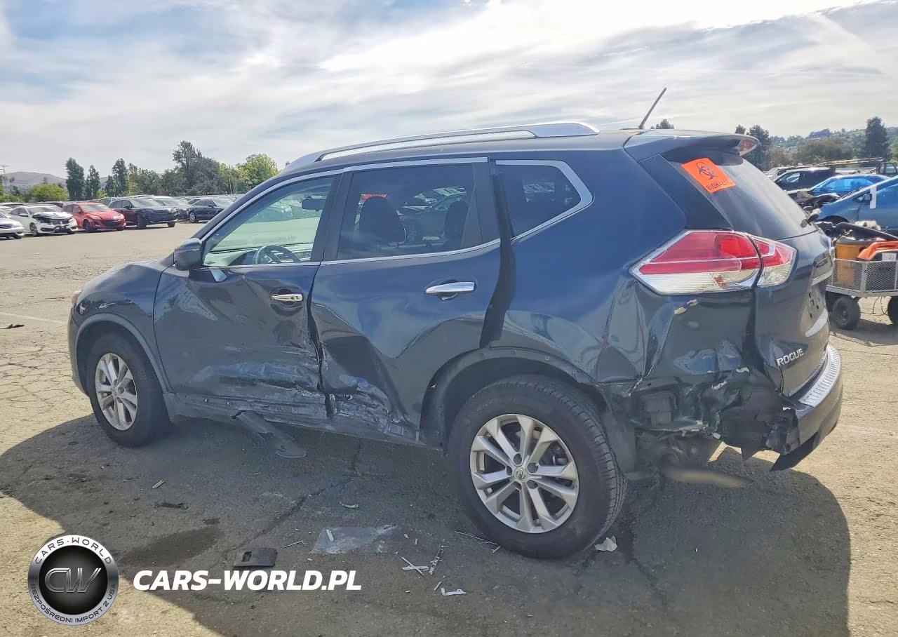 2016 Nissan Rogue Sv VIN:KNMAT2MT3GP727999 - 2
