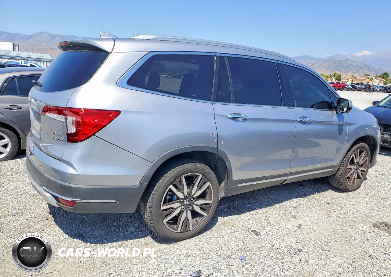 2021 Honda Pilot Elite VIN:5FNYF6H06MB034122 - 3