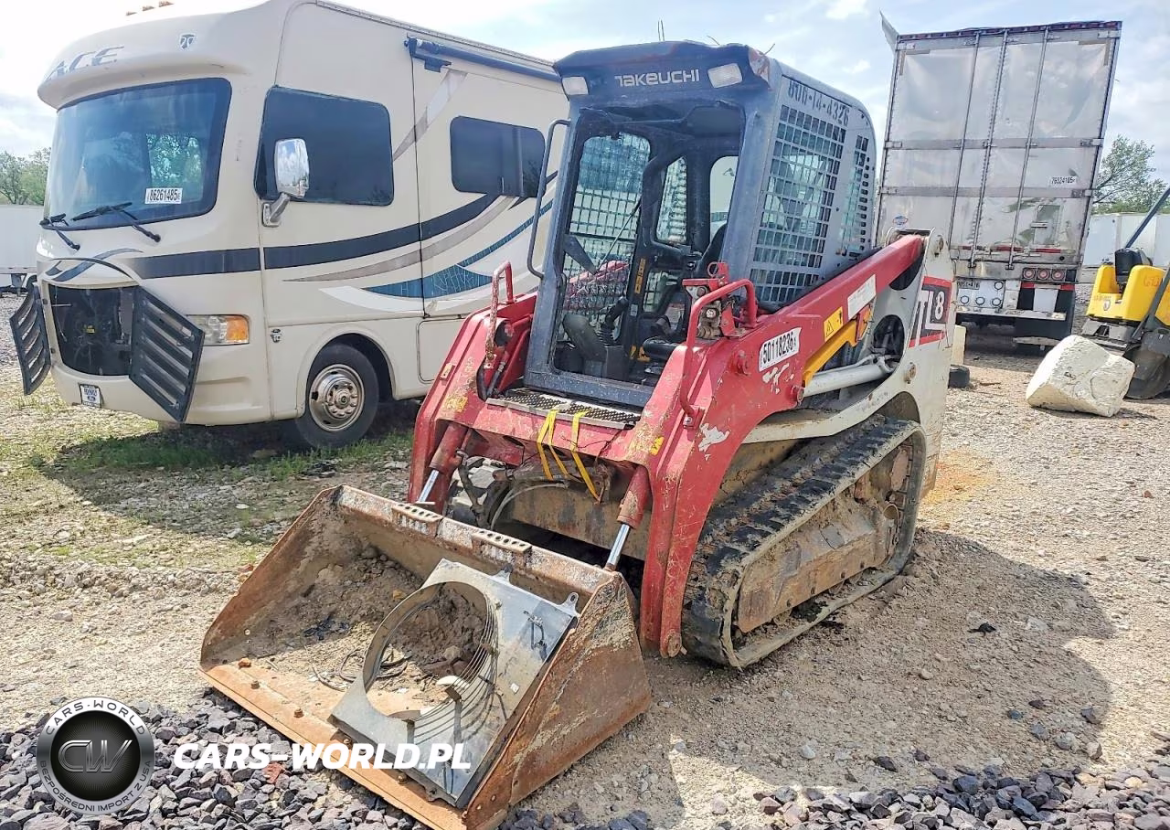 2016 Takeuchi Tl8 Tracked Skid Steer Loader VIN:200804373 - 2