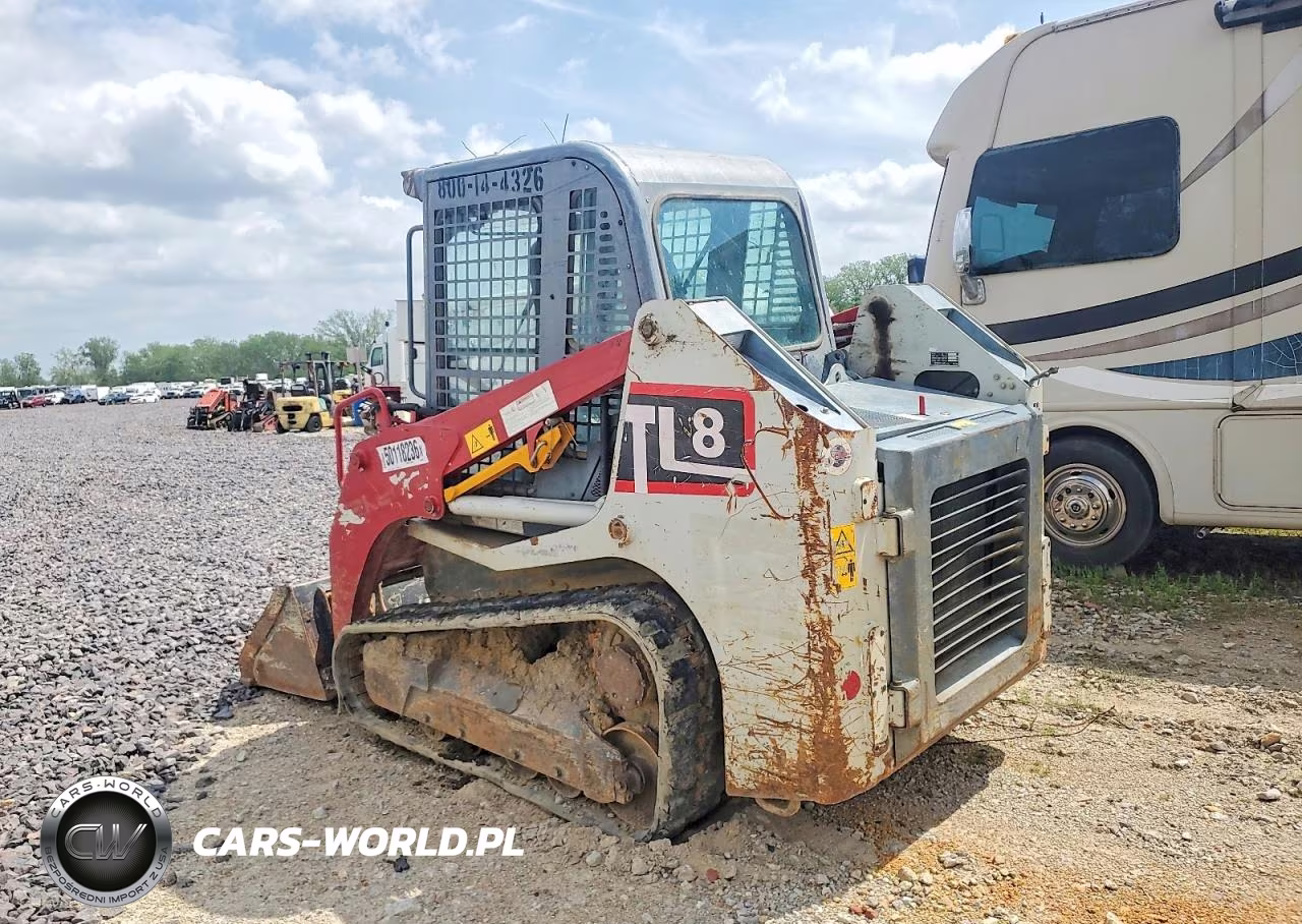 2016 Takeuchi Tl8 Tracked Skid Steer Loader VIN:200804373 - 3