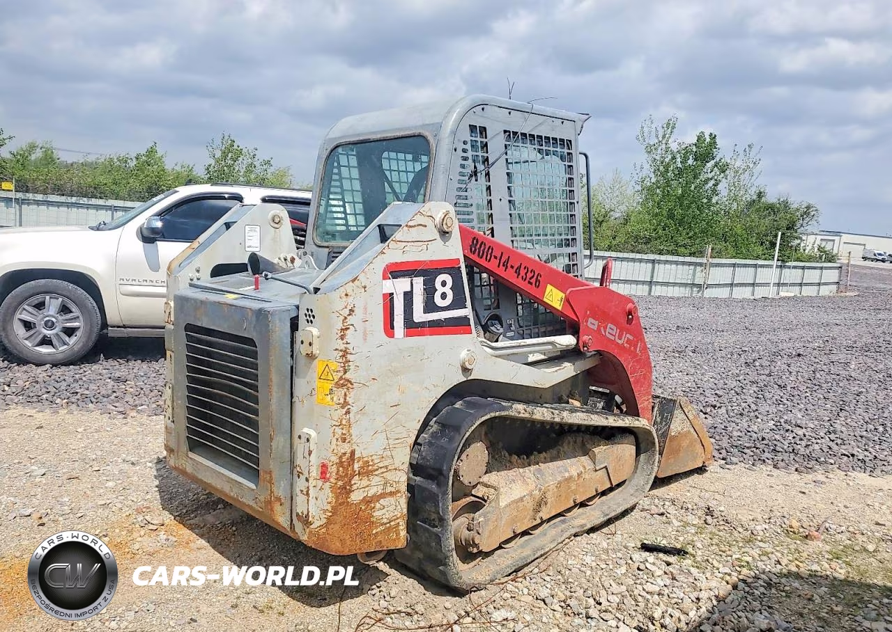 2016 Takeuchi Tl8 Tracked Skid Steer Loader VIN:200804373 - 4