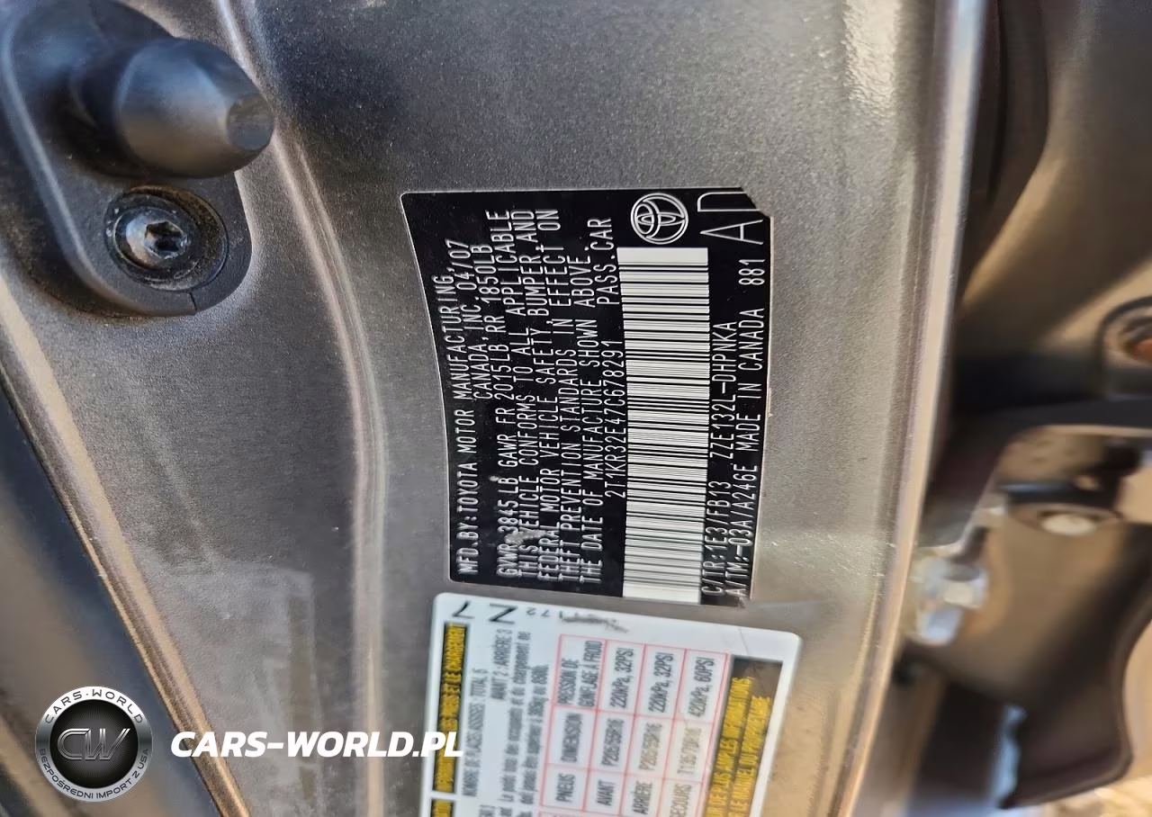 2007 Toyota Corolla Matrix Xr VIN:2T1KR32E47C678291 - 12
