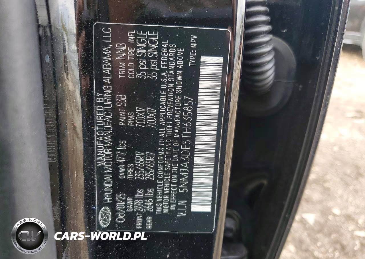 2026 Hyundai Tucson Se VIN:5NMJA3DE5TH635857 - 12
