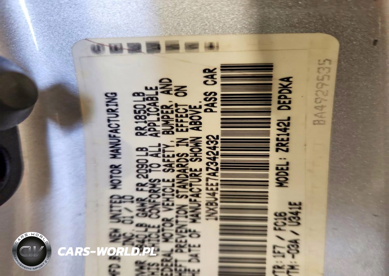 2010 Toyota Corolla Le VIN:1NXBU4EE7AZ342432 - 12