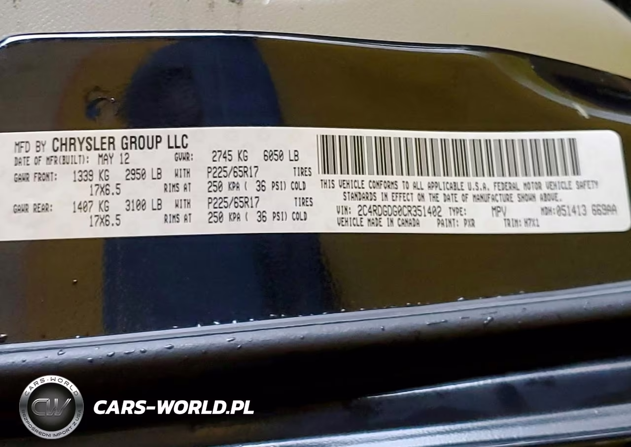 2012 Dodge Grand Caravan Crew VIN:2C4RDGDG0CR351402 - 13