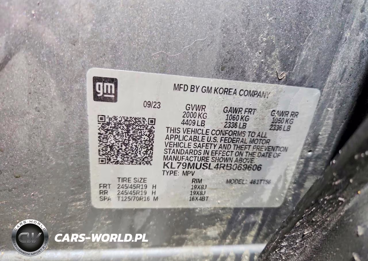 2024 Chevrolet Trailblazer Rs VIN:KL79MUSL4RB069606 - 13