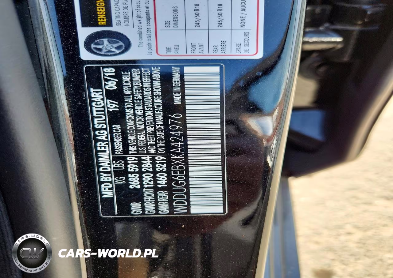 2019 Mercedes-Benz S 450 4Matic VIN:WDDUG6EBXKA424976 - 12