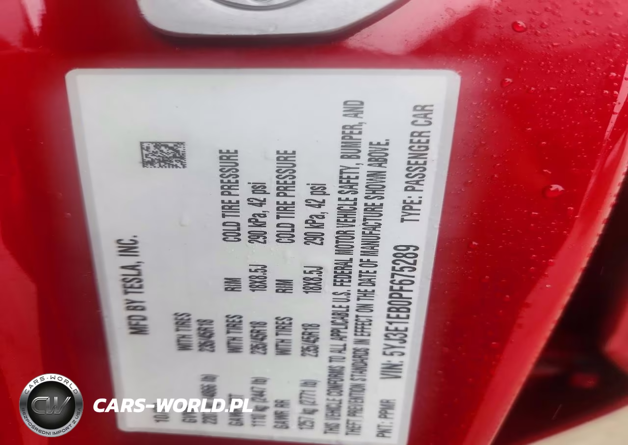 2023 Tesla Model 3 VIN:5YJ3E1EB0PF675289 - 12