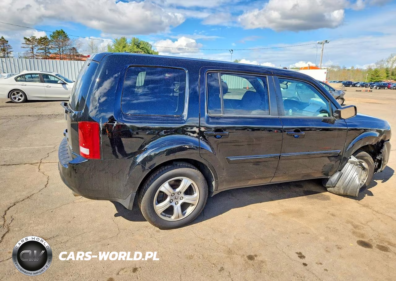 2012 Honda Pilot Exln VIN:5FNYF4H79CB075330 - 3
