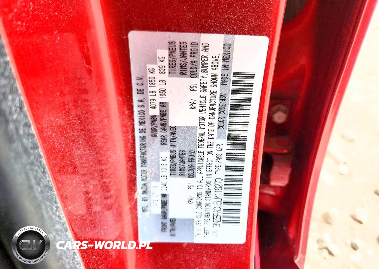 2020 Mazda 3 Select VIN:3MZBPACL5LM118270 - 13