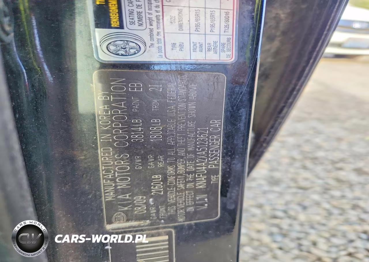 2010 Kia Forte Ex VIN:KNAFU4A2XA5123621 - 12