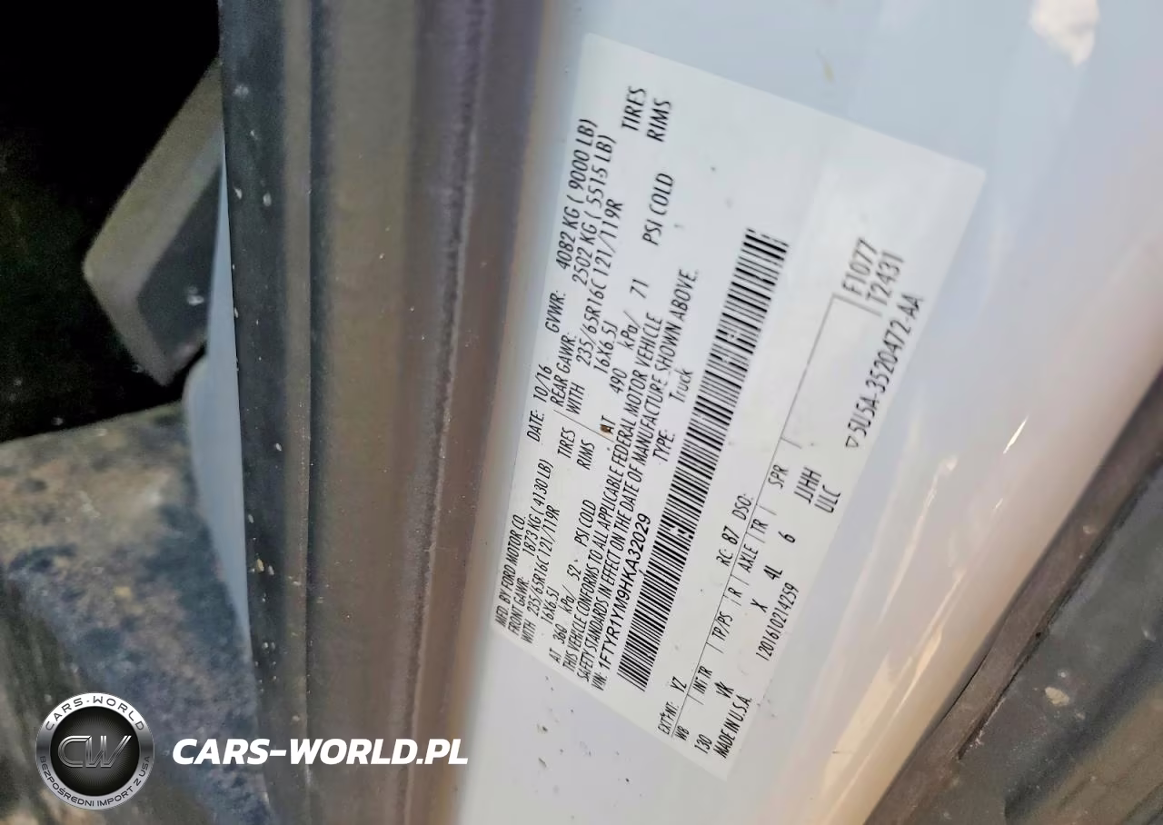2017 Ford Transit T-250 VIN:1FTYR1YM9HKA32029 - 14