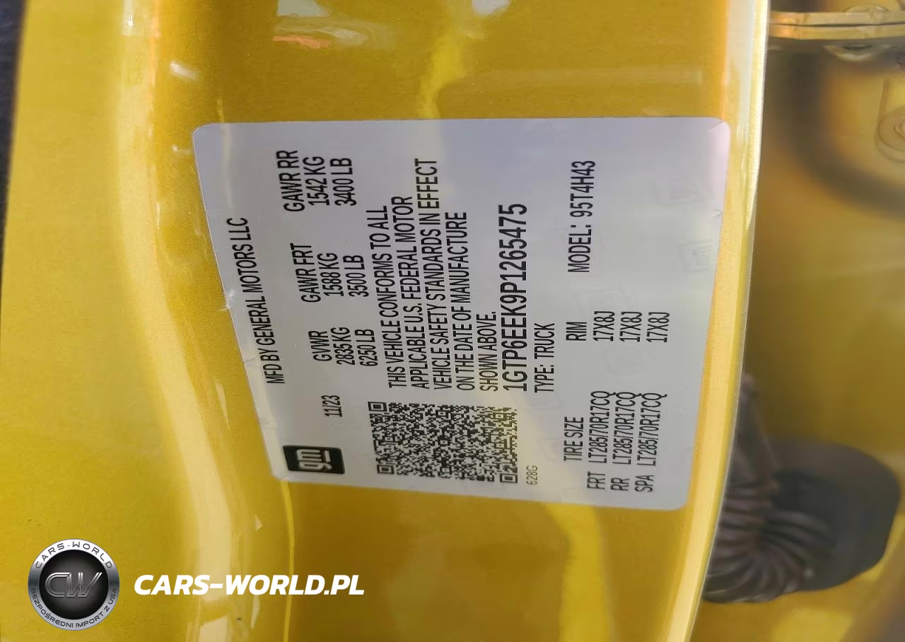 2023 GMC Canyon At4X VIN:1GTP6EEK9P1265475 - 14
