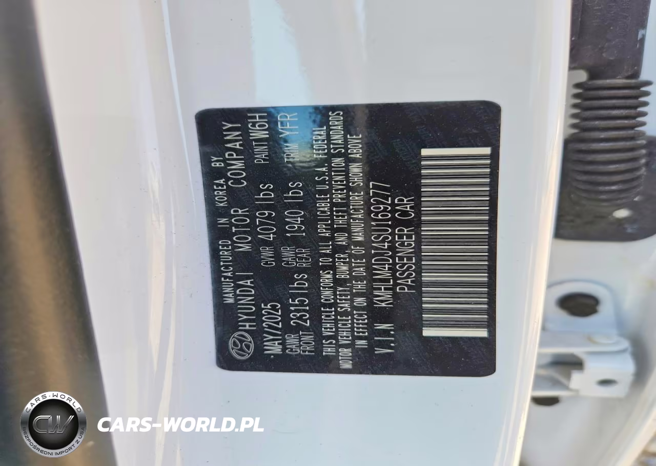 2025 Hyundai Elantra Hybrid Blue VIN:KMHLM4DJ4SU169277 - 12
