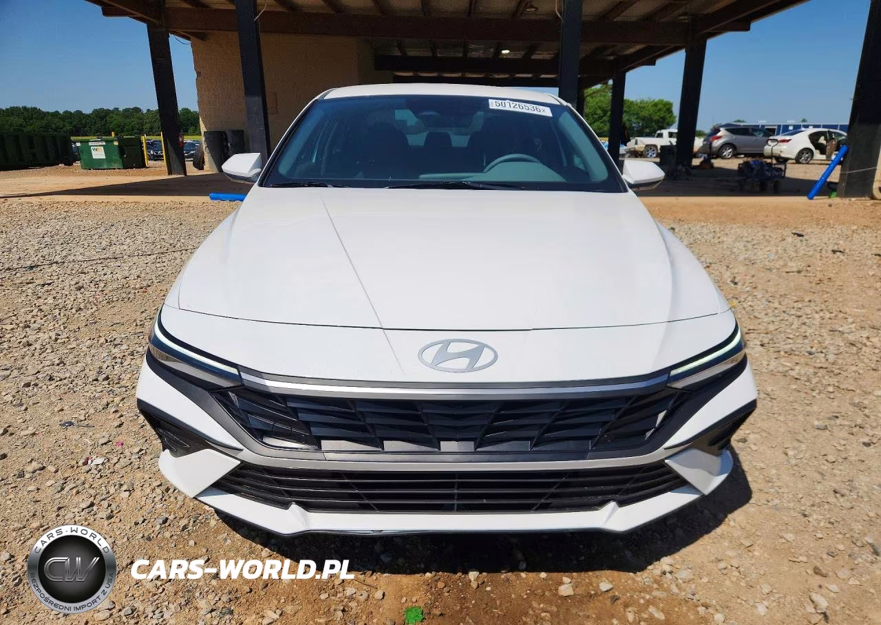 2025 Hyundai Elantra Hybrid Blue VIN:KMHLM4DJ4SU169277 - 5