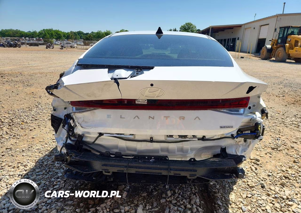 2025 Hyundai Elantra Hybrid Blue VIN:KMHLM4DJ4SU169277 - 6