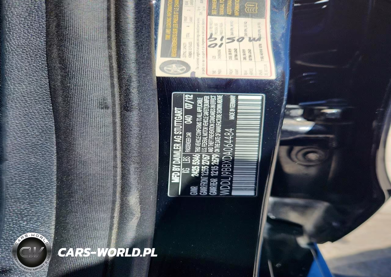 2013 Mercedes-Benz Cls 550 4Matic VIN:WDDLJ9BBXDA064484 - 12