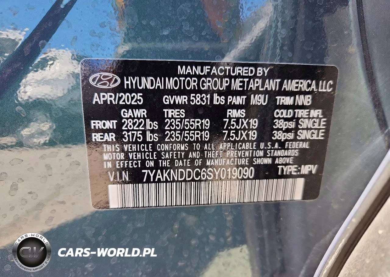 2025 Hyundai Ioniq 5 Sel VIN:7YAKNDDC6SY019090 - 14