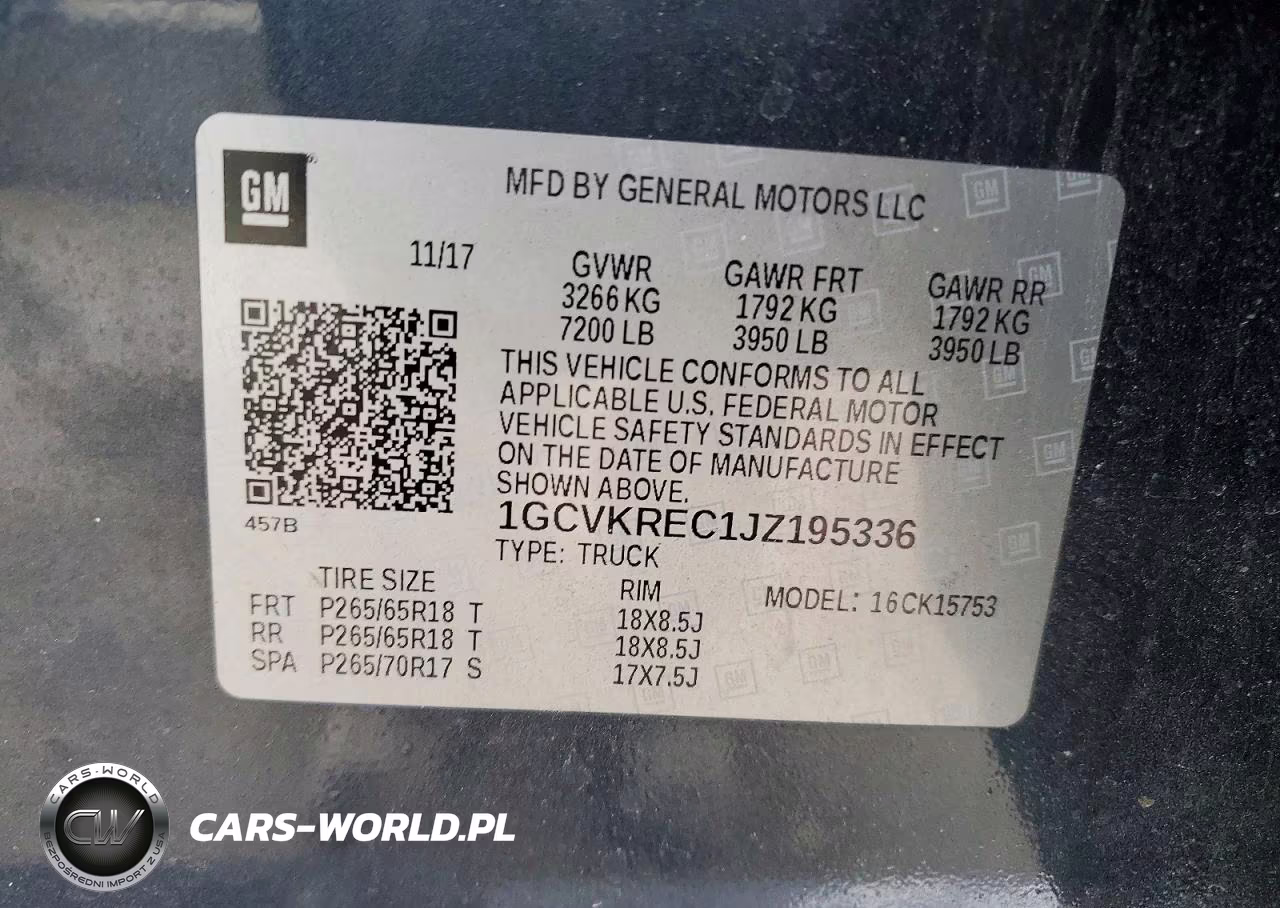 2018 Chevrolet Silverado K1500 Lt VIN:1GCVKREC1JZ195336 - 12