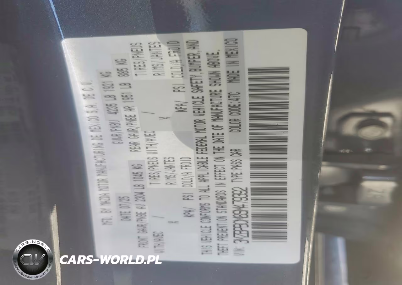 2025 Mazda 3 Preferred VIN:3MZBPBCM8SM479392 - 13