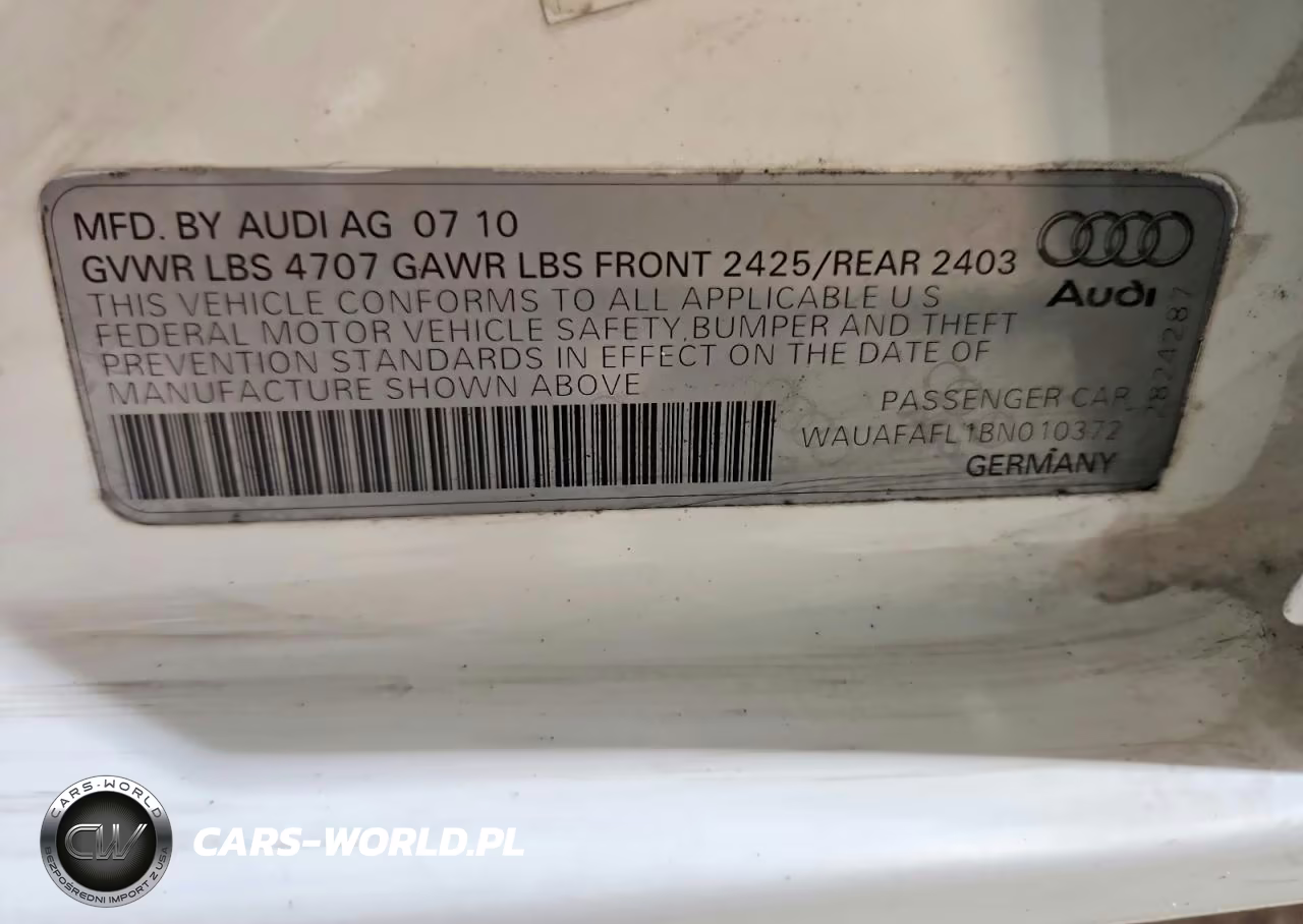 2011 Audi A4 Premium VIN:WAUAFAFL1BN010372 - 12