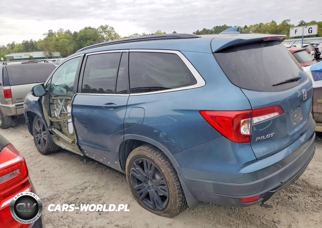 2021 Honda Pilot Se VIN:5FNYF5H29MB004639 - 2
