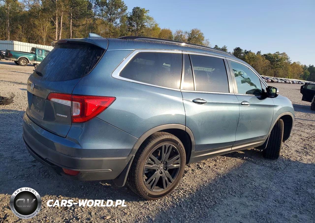 2021 Honda Pilot Se VIN:5FNYF5H29MB004639 - 3