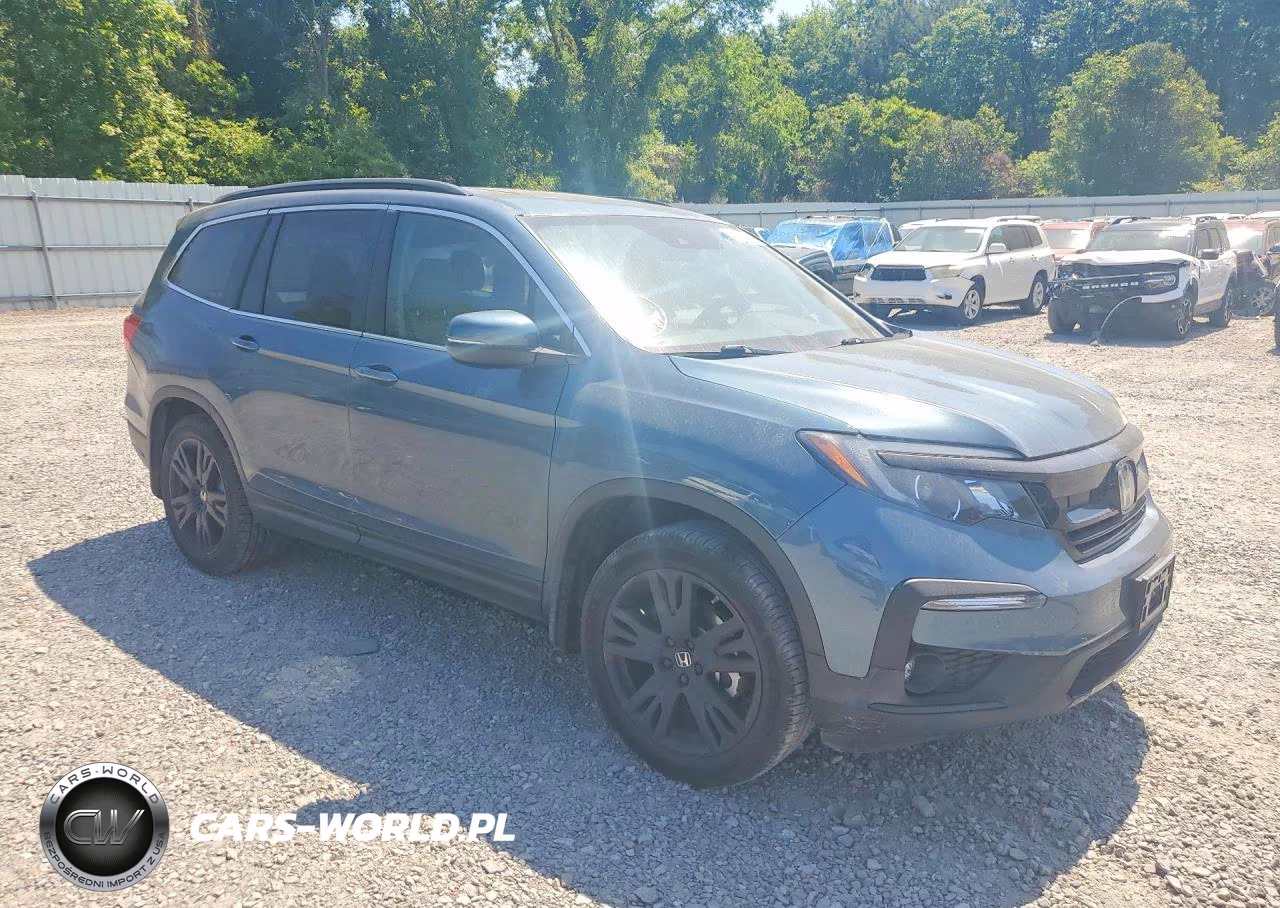 2021 Honda Pilot Se VIN:5FNYF5H29MB004639 - 4